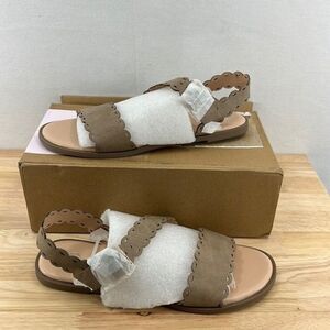 Journee Collection Aubrinn Sandals- Taupe- Size 6.5- NIB